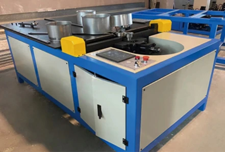 Hydraulic flanging machine
